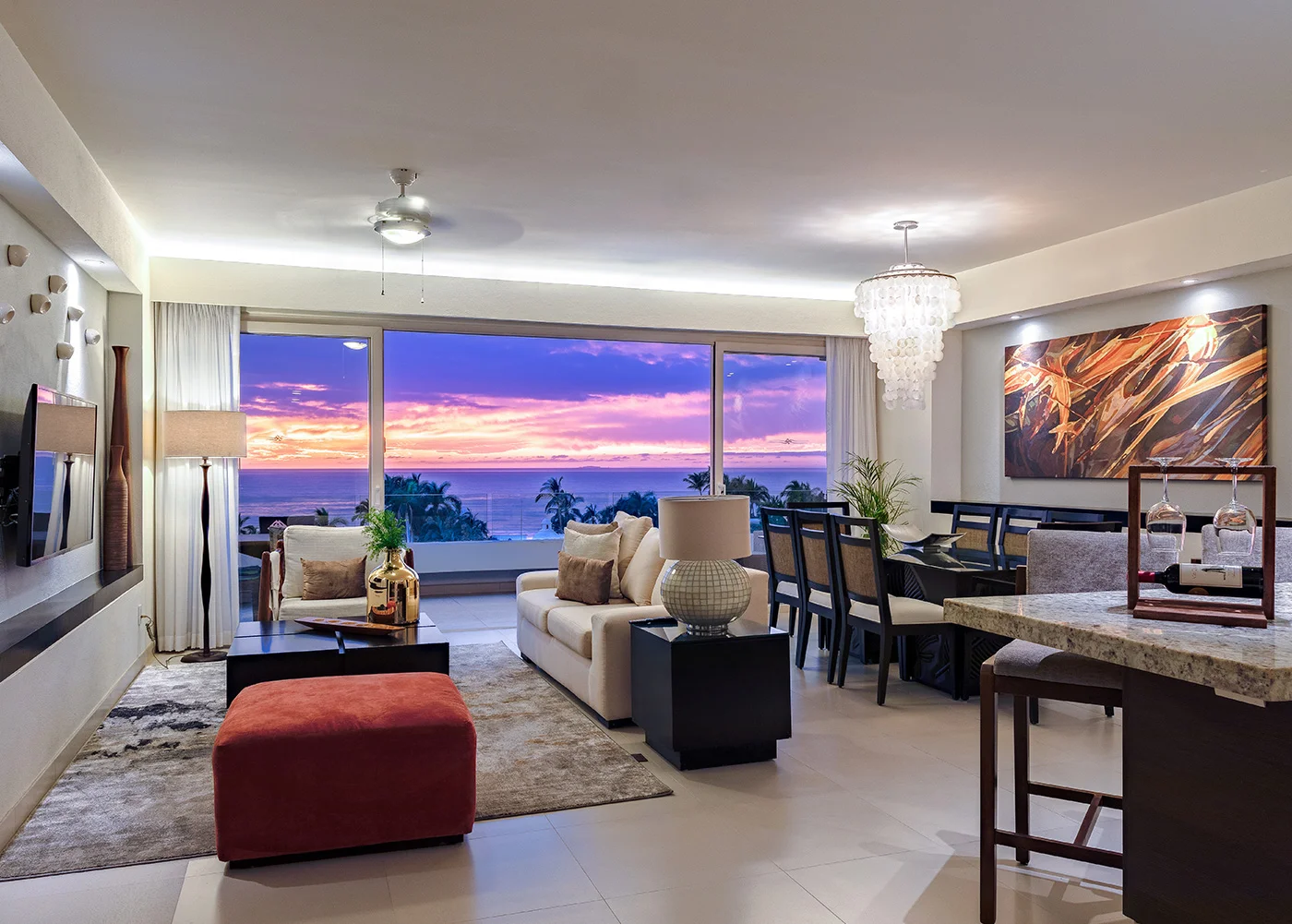 Suite Vista al Mar de Cuatro Habitaciones