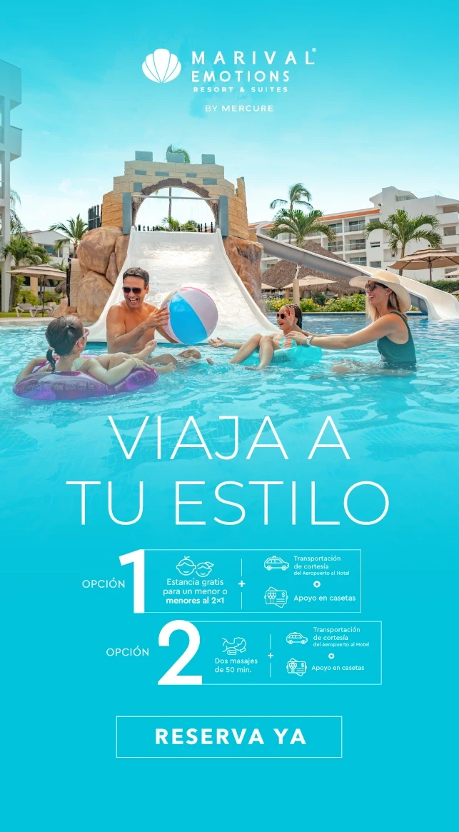 La playa se disfruta más cuando eliges tus beneficios en Marival Emotions