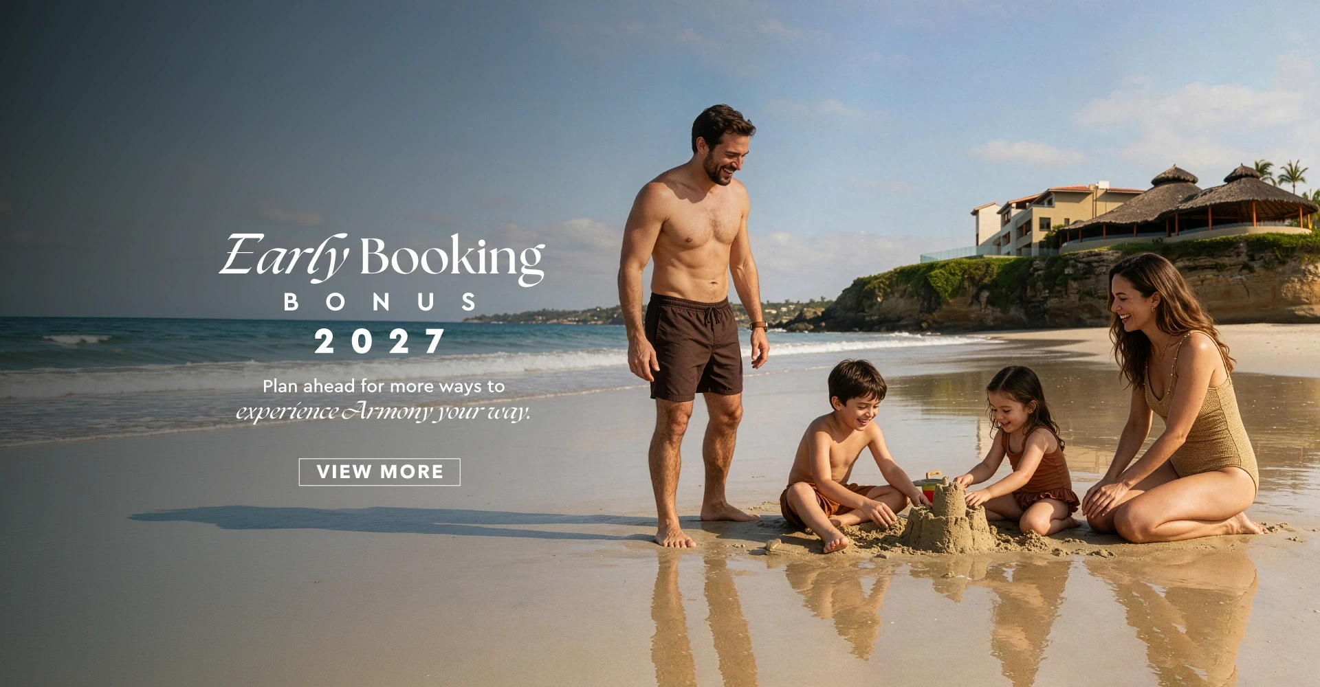 Early booking Armony oceanfront Resort mexico