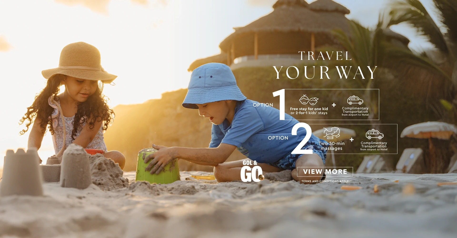 Choose the amenities you want to experience